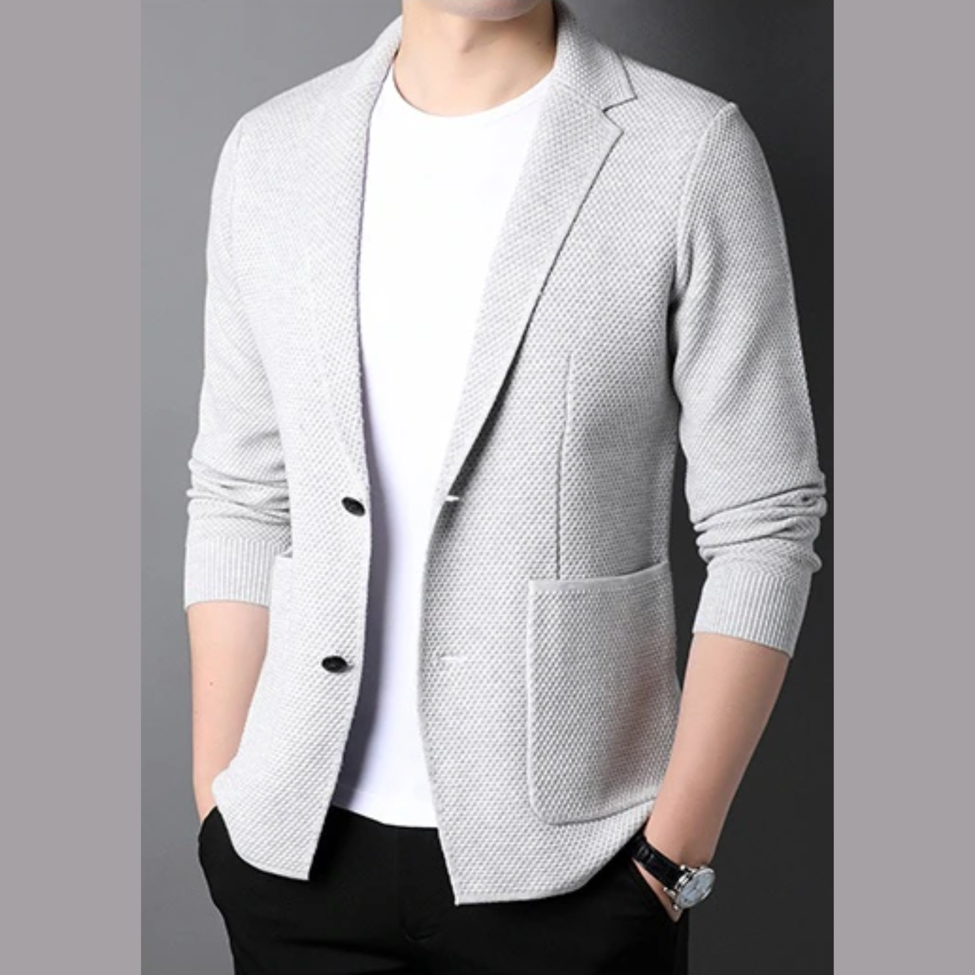 Ricky - Slim Fit Wool Blazer For Men