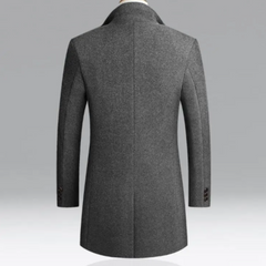 Raphael - Men's Single Breasted Wool Coat