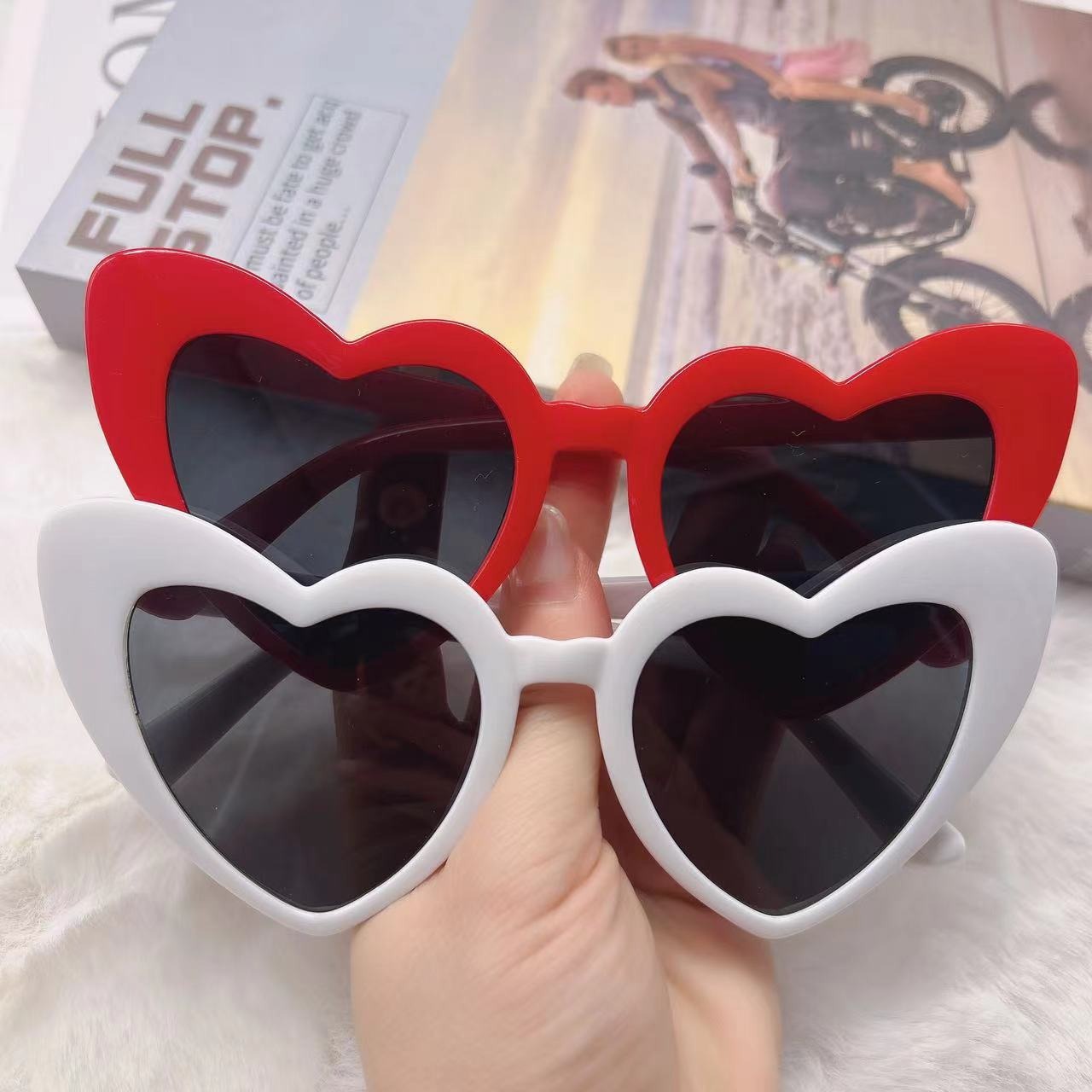 Heart Shaped Oversized Sunglasses