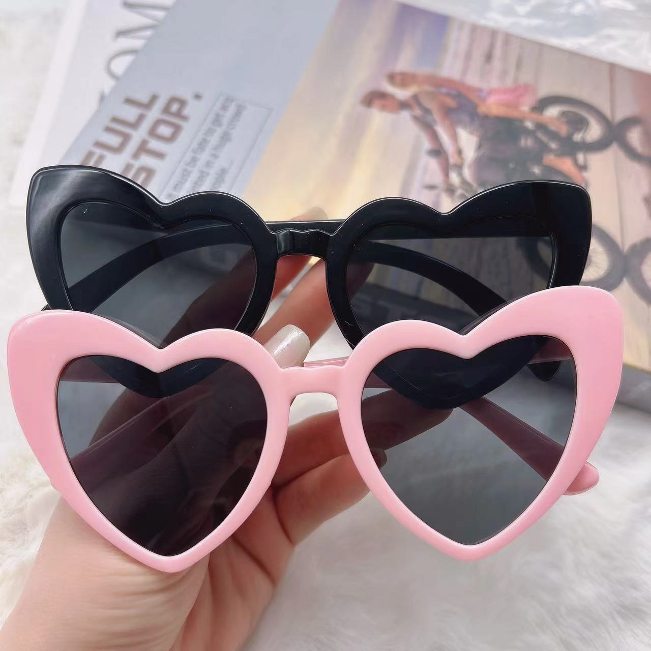 Heart Shaped Oversized Sunglasses