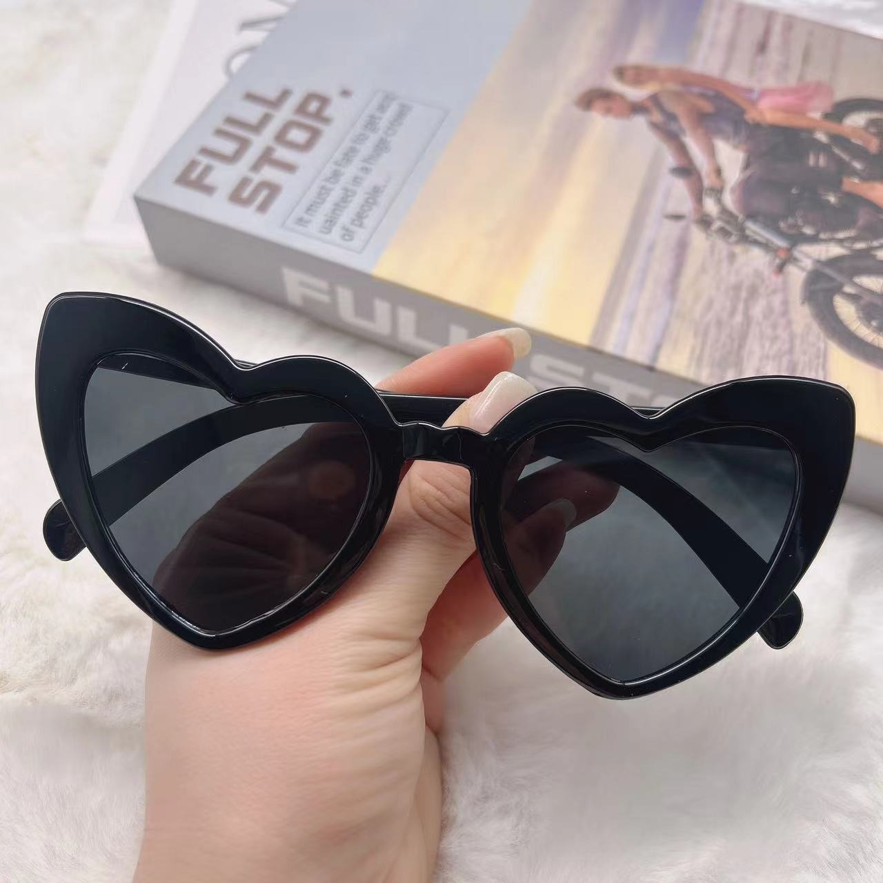 Heart Shaped Oversized Sunglasses