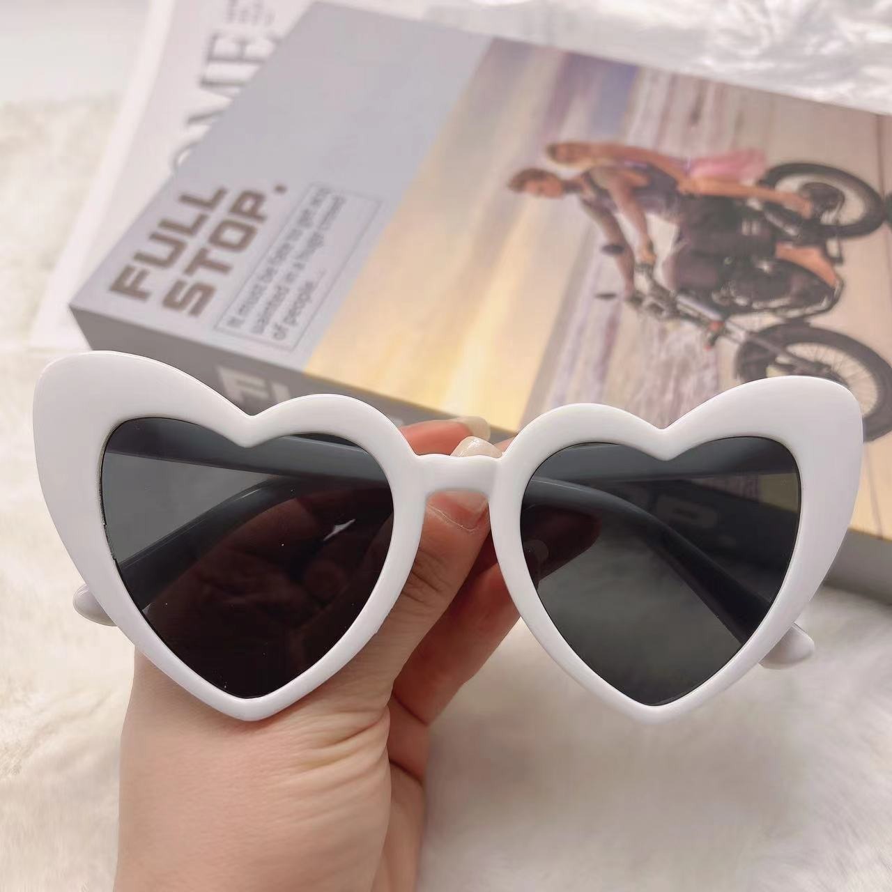 Heart Shaped Oversized Sunglasses
