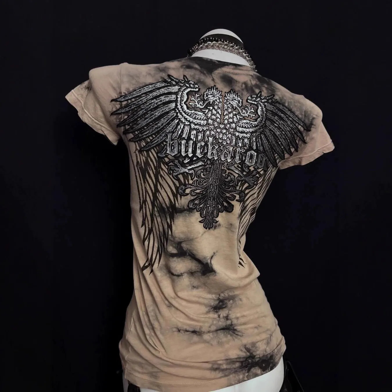 Cyber Gothic Y2K Top