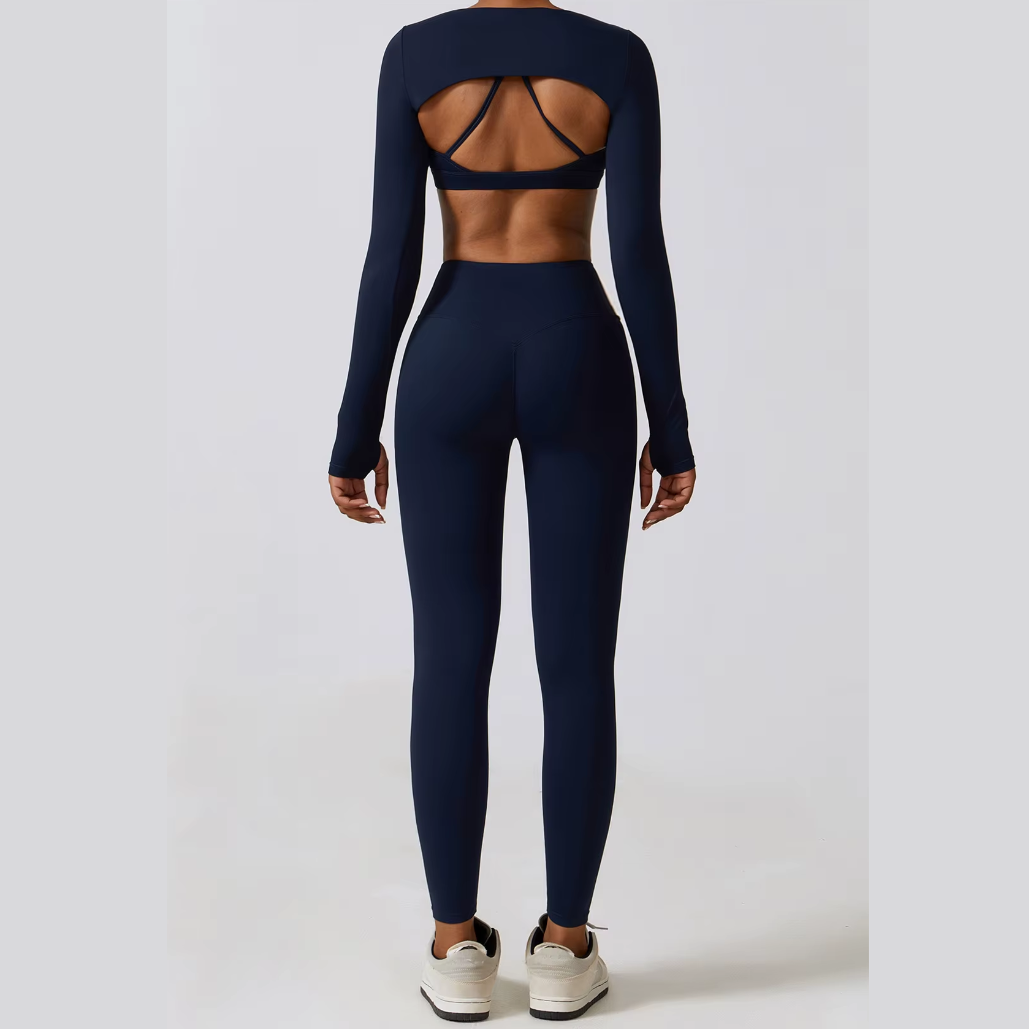 Kyveli - 3 Piece Long Sleeve Activewear Set