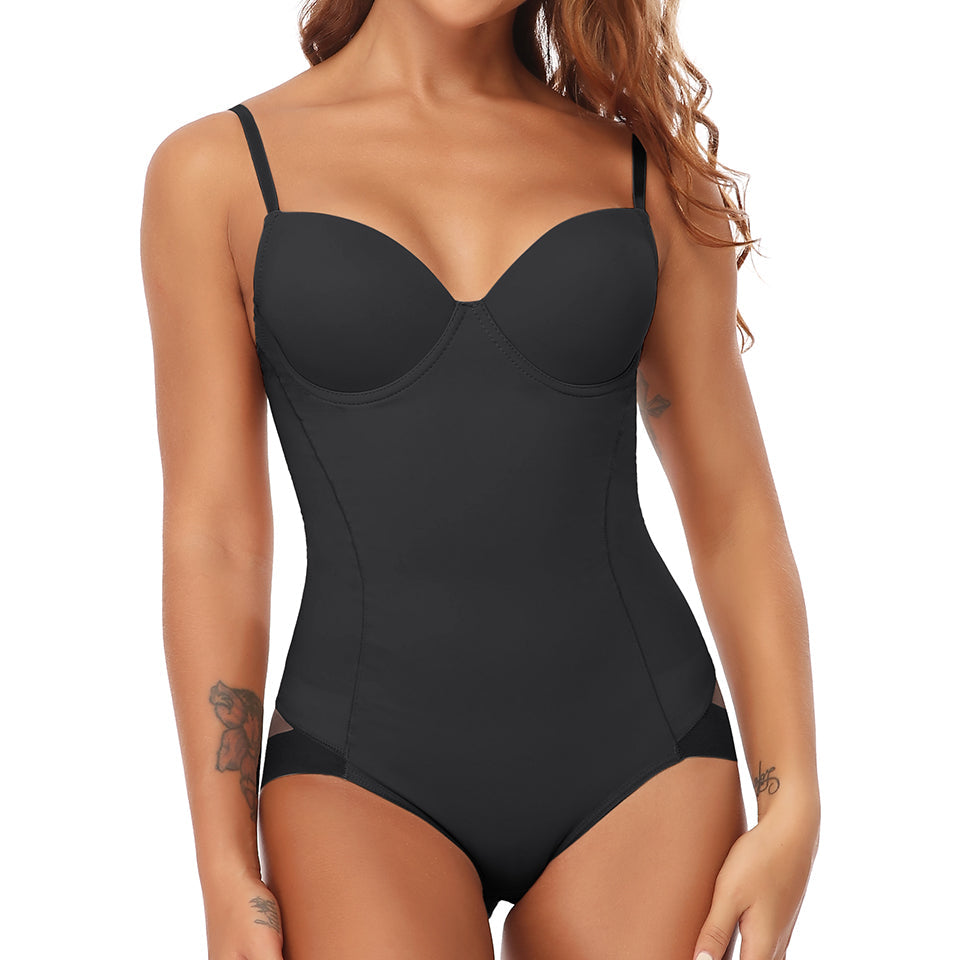 Built-In Bra Camisole Tops Tummy Control Slimming Underwear