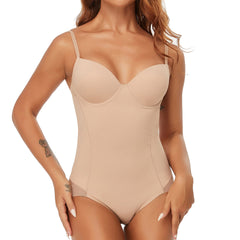 Built-In Bra Camisole Tops Tummy Control Slimming Underwear