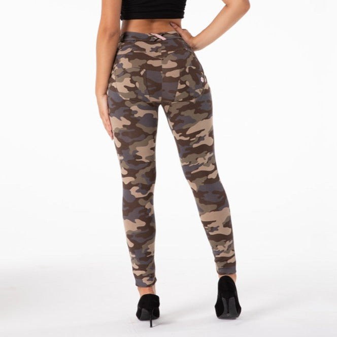 Cheeky Camouflage Butt Lift Pants