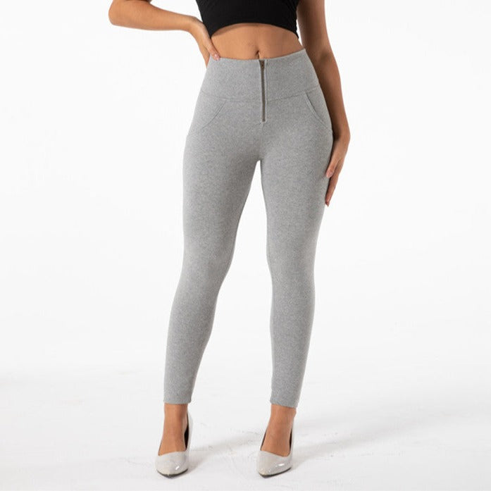 Cheeky Gray High Waist Butt Lift Pants
