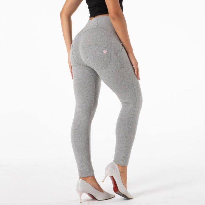 Cheeky Gray High Waist Butt Lift Pants