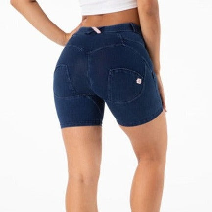 Cheeky Dark Blue Butt Lift Shorts