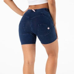 Cheeky Dark Blue Butt Lift Shorts