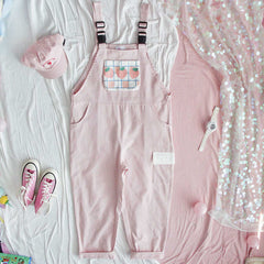 Cute Strawberry Overalls