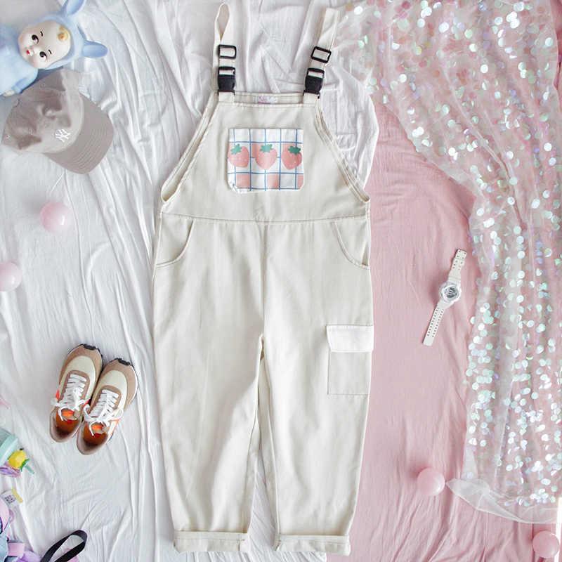 Cute Strawberry Overalls