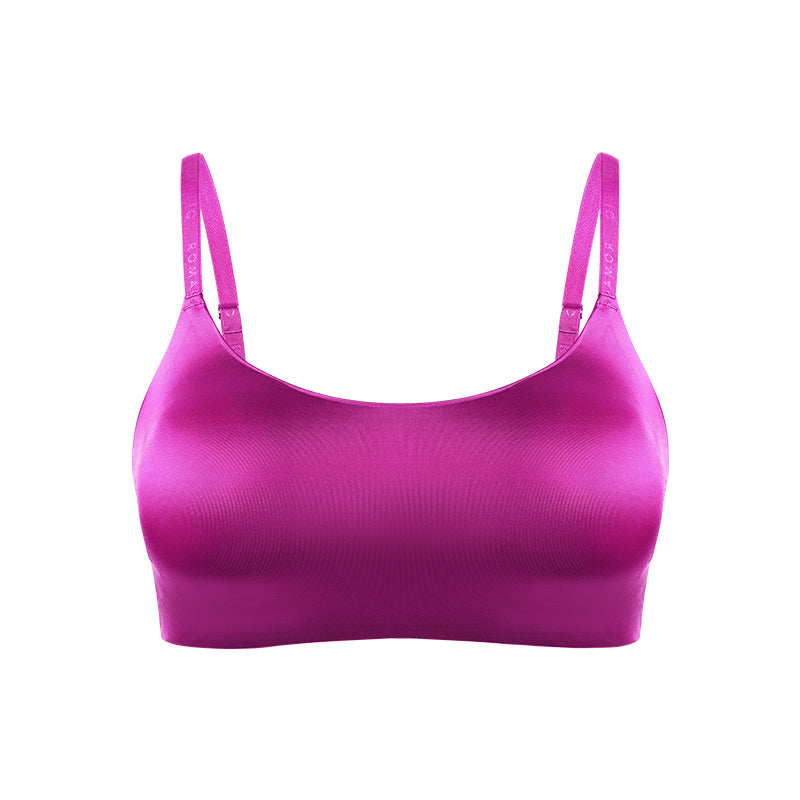 Non-marking Breathable Back Polymerization Wireless Bra