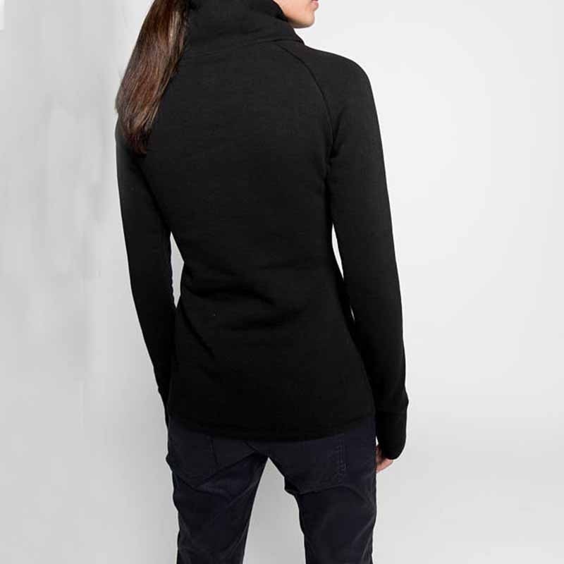 Turtleneck Long Sleeve Women's Zipper Jacket